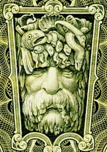 Erne River God by Edward Smyth, ex �100 banknote