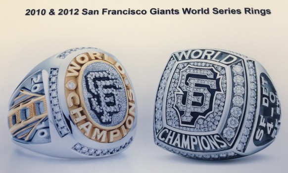 World Series Rings: 2010 and 2012